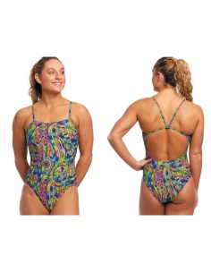 Funkita Spin The Bottle Ladies Swimsuit- Front, Back