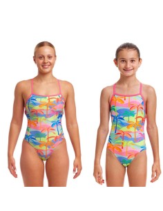 Funkita Poka Palm One Piece Woman-Girl Swimsuit