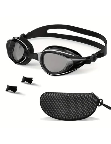 Prescription Swimming Goggles Myopia with Protective Case