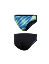 Speedo Allover Digital 7CM Men's Swim Brief Swimsuit front-back