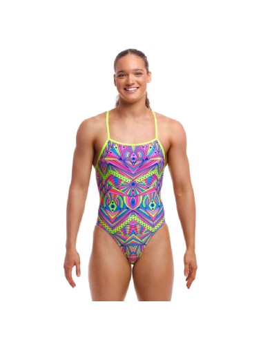 Costume Intero Donna Stellar Star Funkita fronte-retro