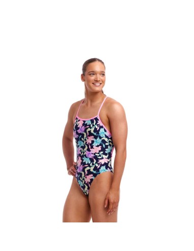 Costume Intero Donna Fast Flow Funkita fronte-retro