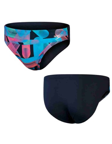 Speedo men's Club Allover Digital 7cm Swimsuit