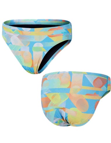 Speedo Boy's allover digital 6,5CM Brief Swimsuit