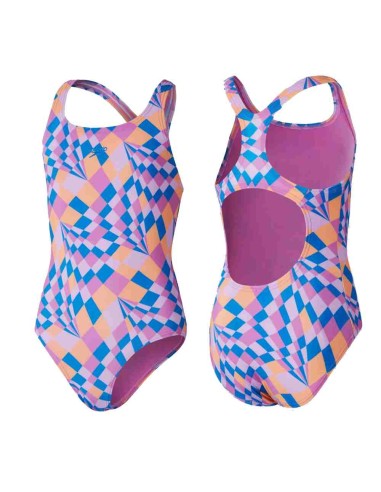 Speedo Printed Medalist Swimsuit girl